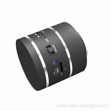 Portable Vibration Resonance Speaker, w/SD/TF Card, FM Radio, Built-in Lithium Battery, USB Charger